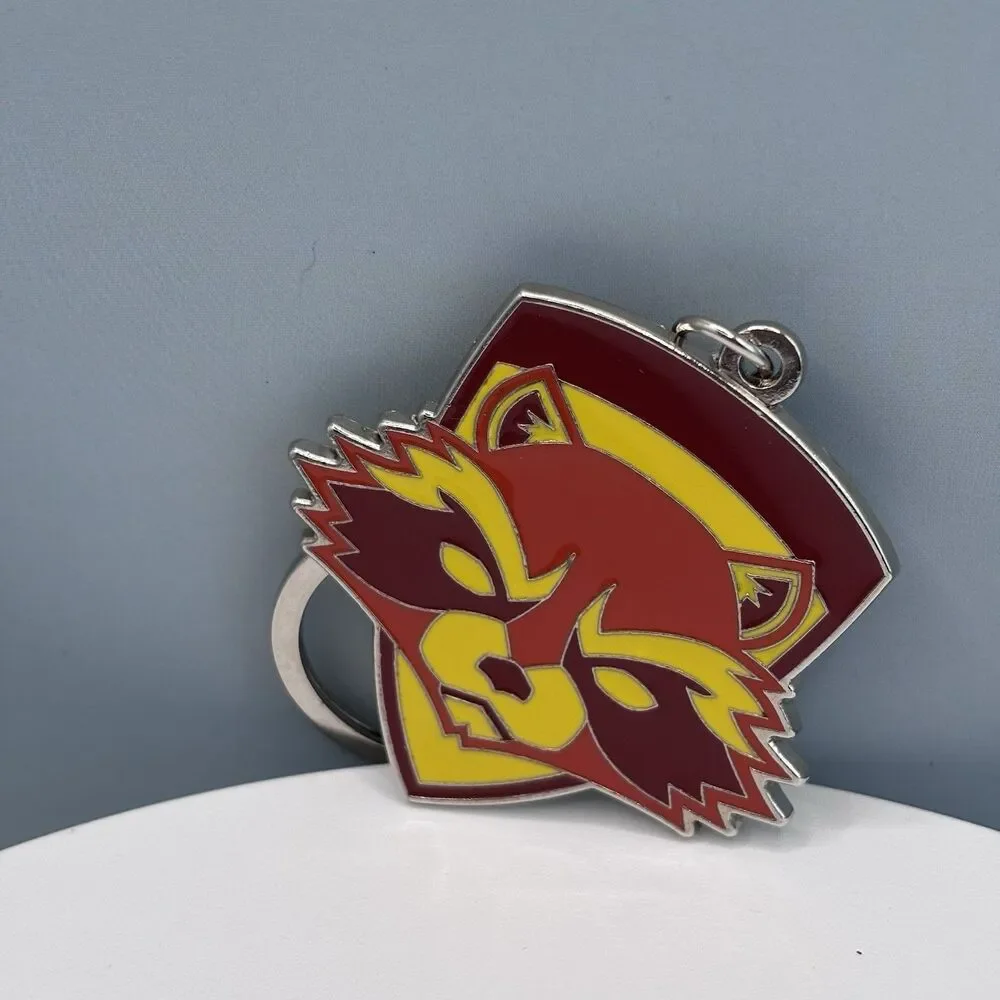 Marvel Rocket Raccoon Metal Enamel Keychain Surreal Entertainment 2018 Collectib